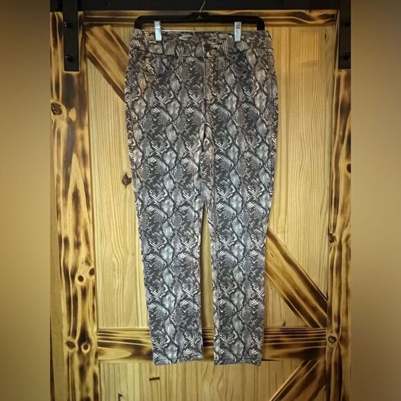 EUC Python Jeans Gray White 8 - Picture 1 of 7